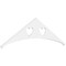 Ekena Millwork Pitch Winston Architectural Grade PVC Gable Pediment, 72"W x 21"H x 1"P (7/12) GPP072X021X100WIN - alternate 1